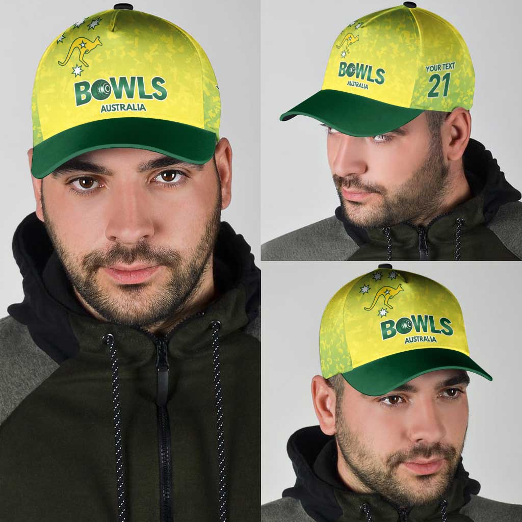 Australian Kangaroo Lawn Bowls Custom Classic Cap Aussie Minimalist Style - Aussie Hoodie
