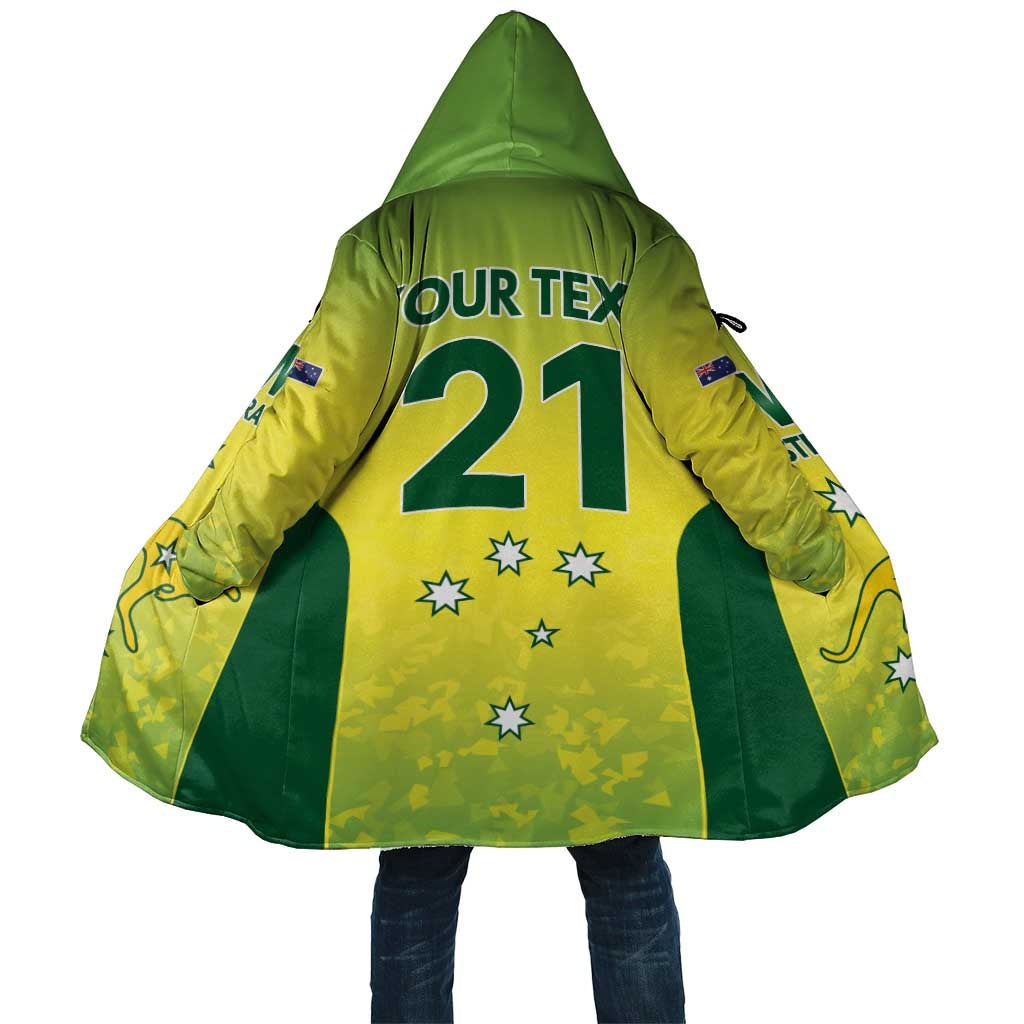 Australian Kangaroo Lawn Bowls Custom Cloak Aussie Minimalist Style - Aussie Hoodie