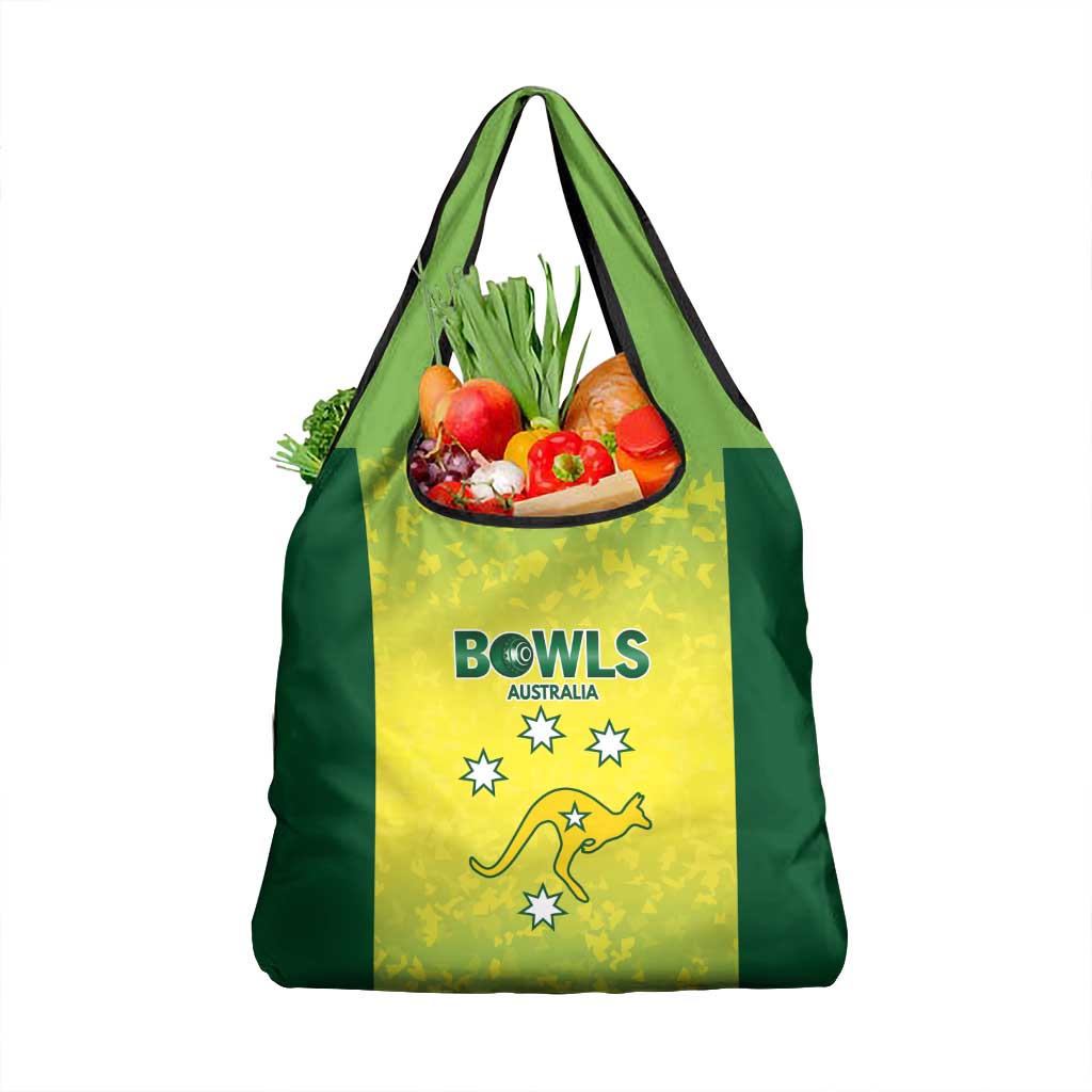 Australian Kangaroo Lawn Bowls Grocery Bag Aussie Minimalist Style - Aussie Hoodie