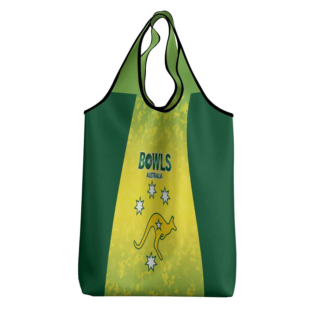 Australian Kangaroo Lawn Bowls Grocery Bag Aussie Minimalist Style - Aussie Hoodie