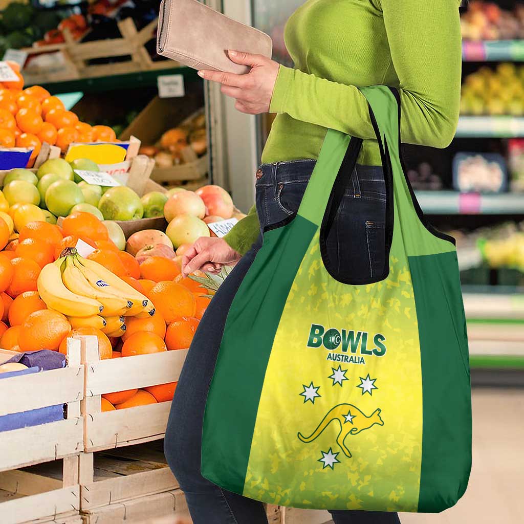 Australian Kangaroo Lawn Bowls Grocery Bag Aussie Minimalist Style - Aussie Hoodie