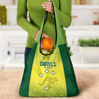 Australian Kangaroo Lawn Bowls Grocery Bag Aussie Minimalist Style - Aussie Hoodie