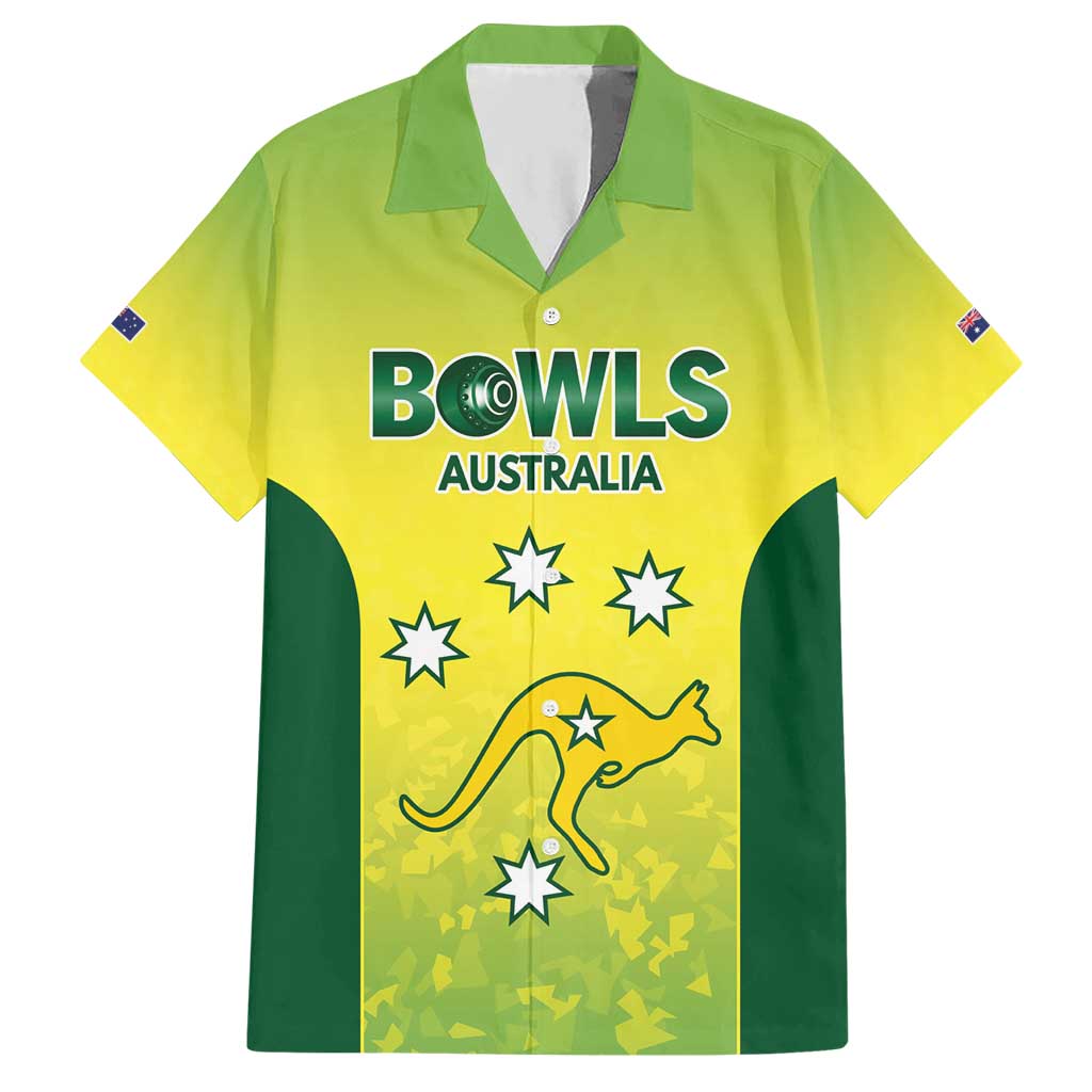 Australian Kangaroo Lawn Bowls Custom Hawaiian Shirt Aussie Minimalist Style - Aussie Hoodie