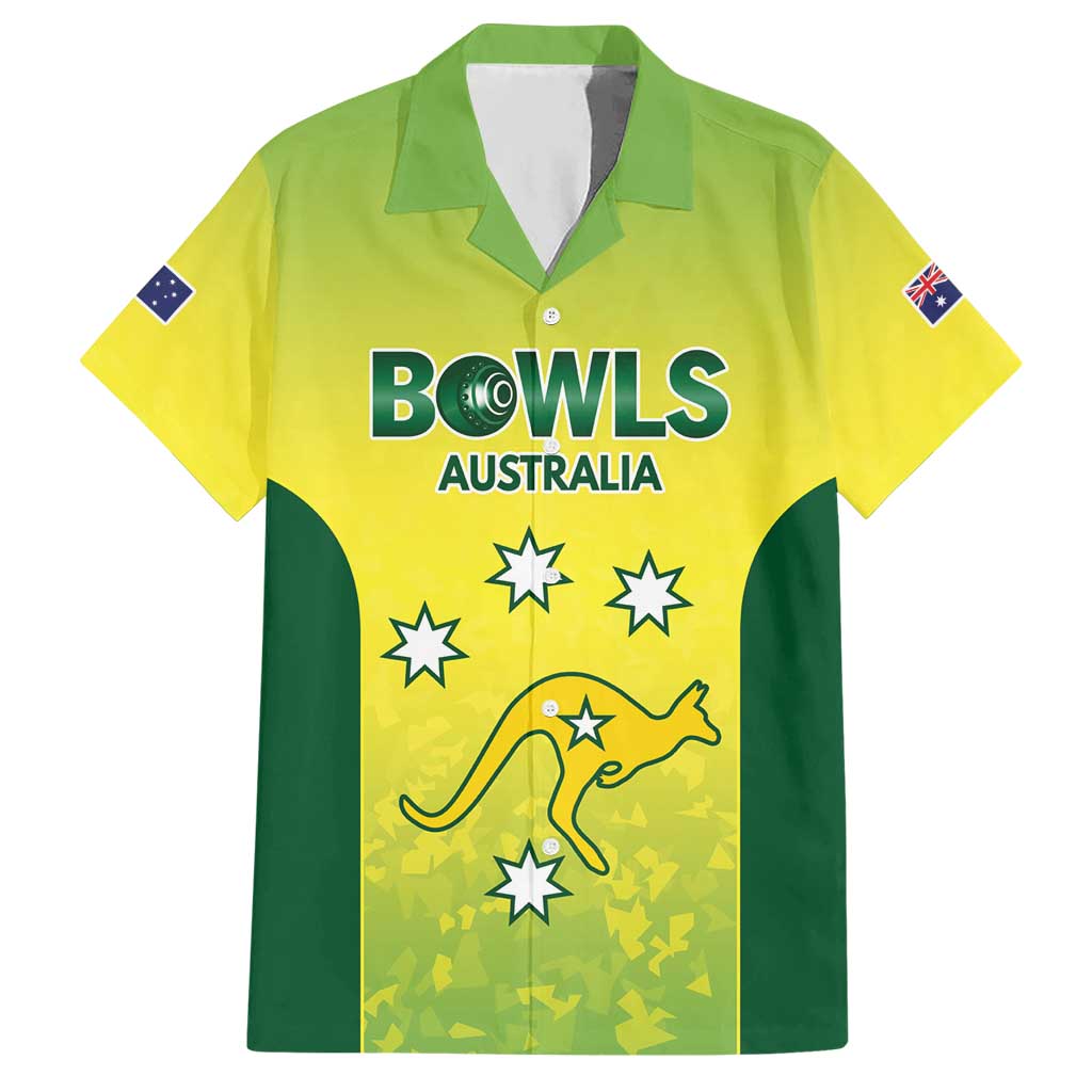 Australian Kangaroo Lawn Bowls Custom Hawaiian Shirt Aussie Minimalist Style - Aussie Hoodie
