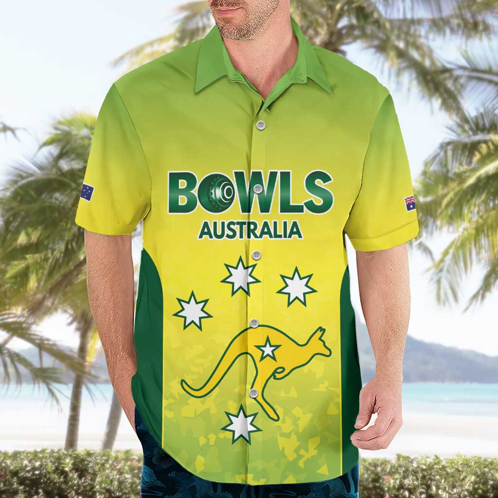 Australian Kangaroo Lawn Bowls Custom Hawaiian Shirt Aussie Minimalist Style - Aussie Hoodie