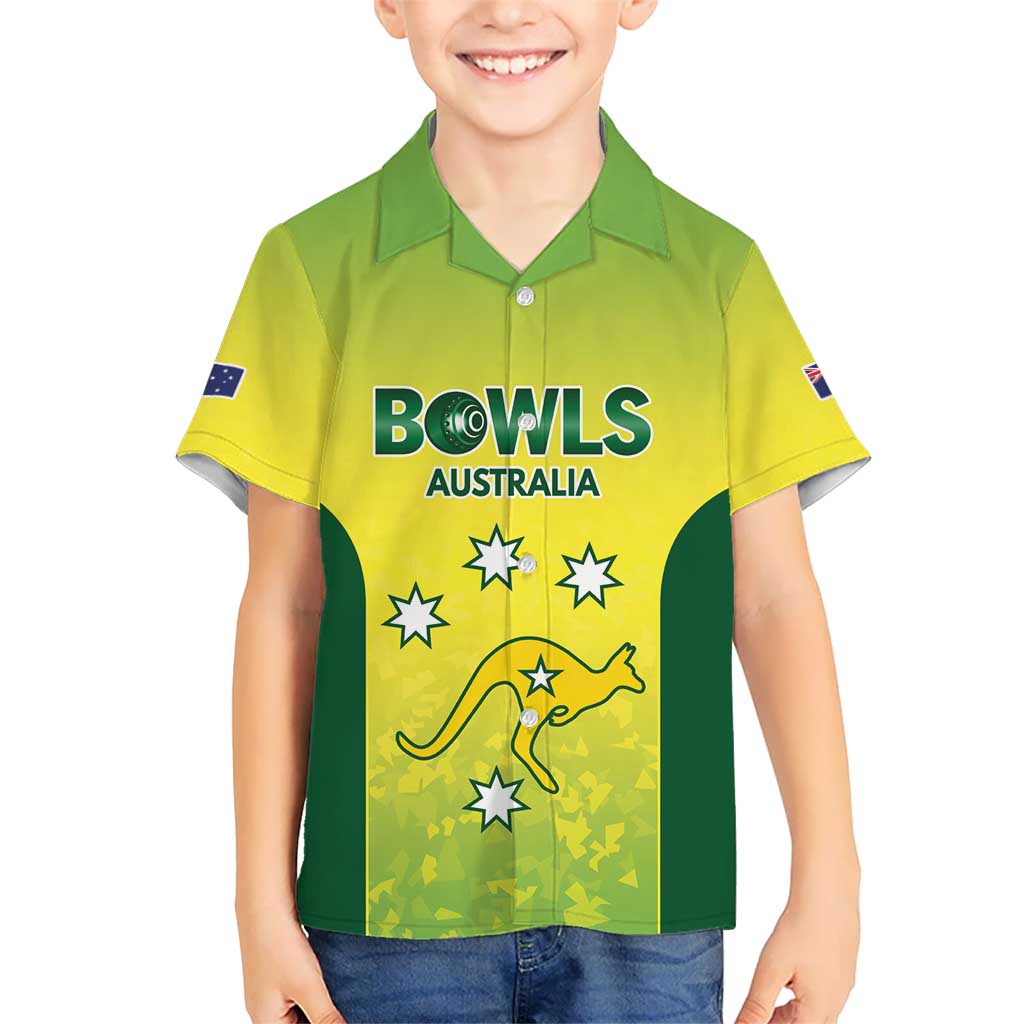 Australian Kangaroo Lawn Bowls Custom Hawaiian Shirt Aussie Minimalist Style - Aussie Hoodie
