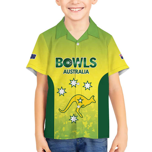Australian Kangaroo Lawn Bowls Custom Hawaiian Shirt Aussie Minimalist Style - Aussie Hoodie