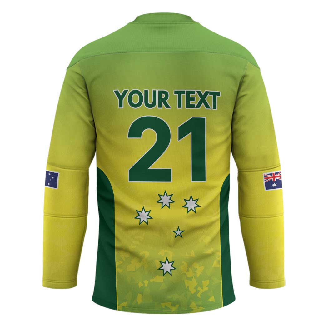 Australian Kangaroo Lawn Bowls Custom Hockey Jersey Aussie Minimalist Style - Aussie Hoodie