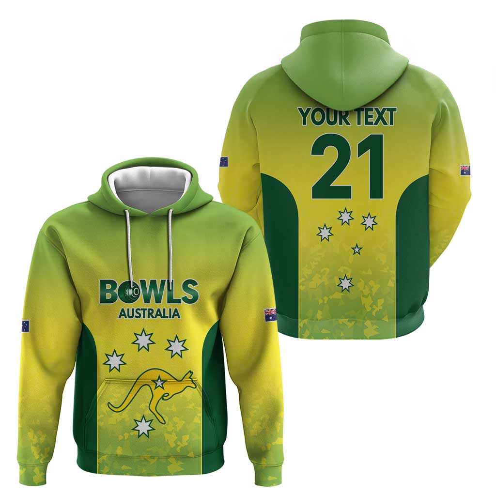 Australian Kangaroo Lawn Bowls Custom Hoodie Aussie Minimalist Style - Aussie Hoodie