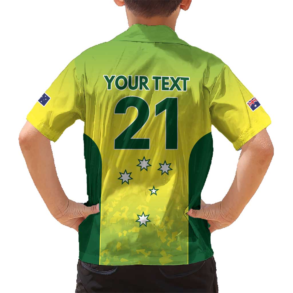 Australian Kangaroo Lawn Bowls Custom Kid Hawaiian Shirt Aussie Minimalist Style - Aussie Hoodie