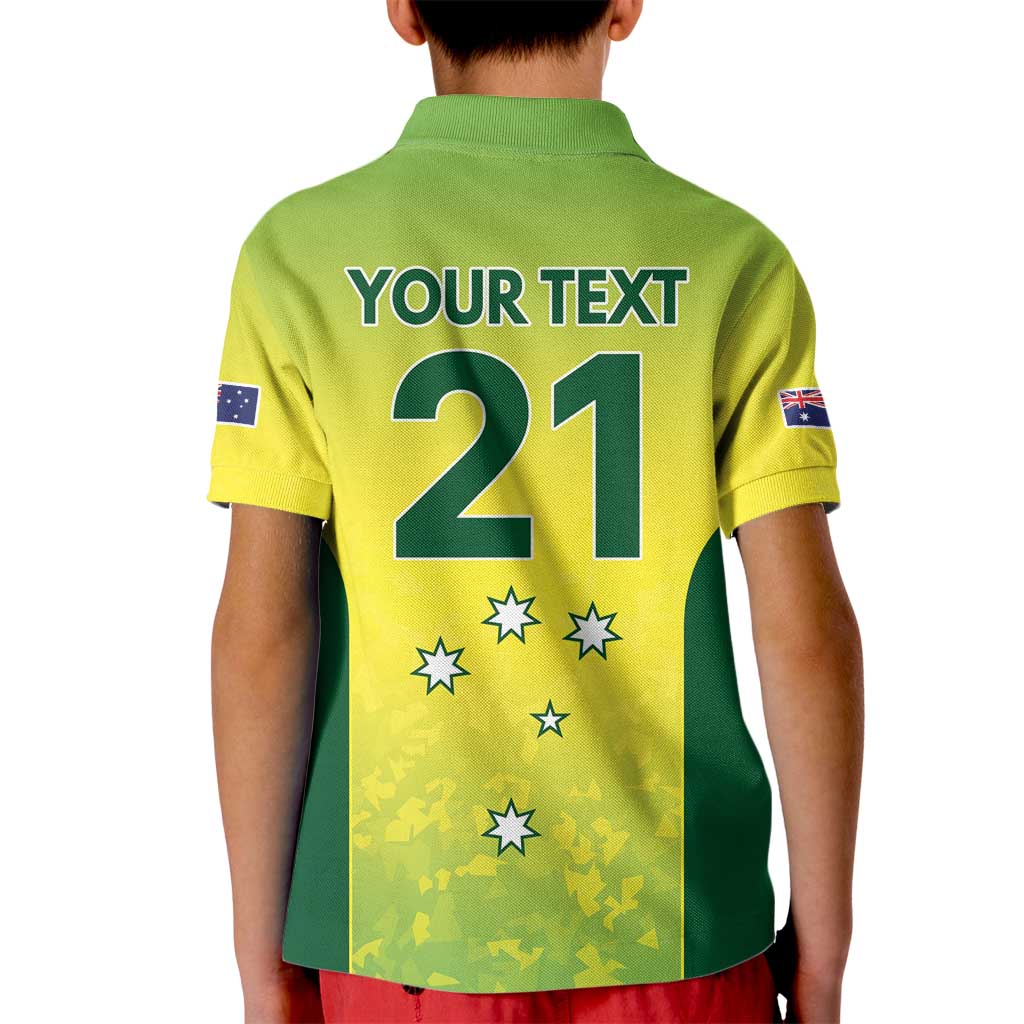 Australian Kangaroo Lawn Bowls Custom Kid Polo Shirt Aussie Minimalist Style - Aussie Hoodie