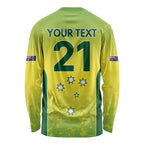 Australian Kangaroo Lawn Bowls Custom Long Sleeve Shirt Aussie Minimalist Style - Aussie Hoodie