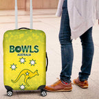 Australian Kangaroo Lawn Bowls Luggage Cover Aussie Minimalist Style - Aussie Hoodie