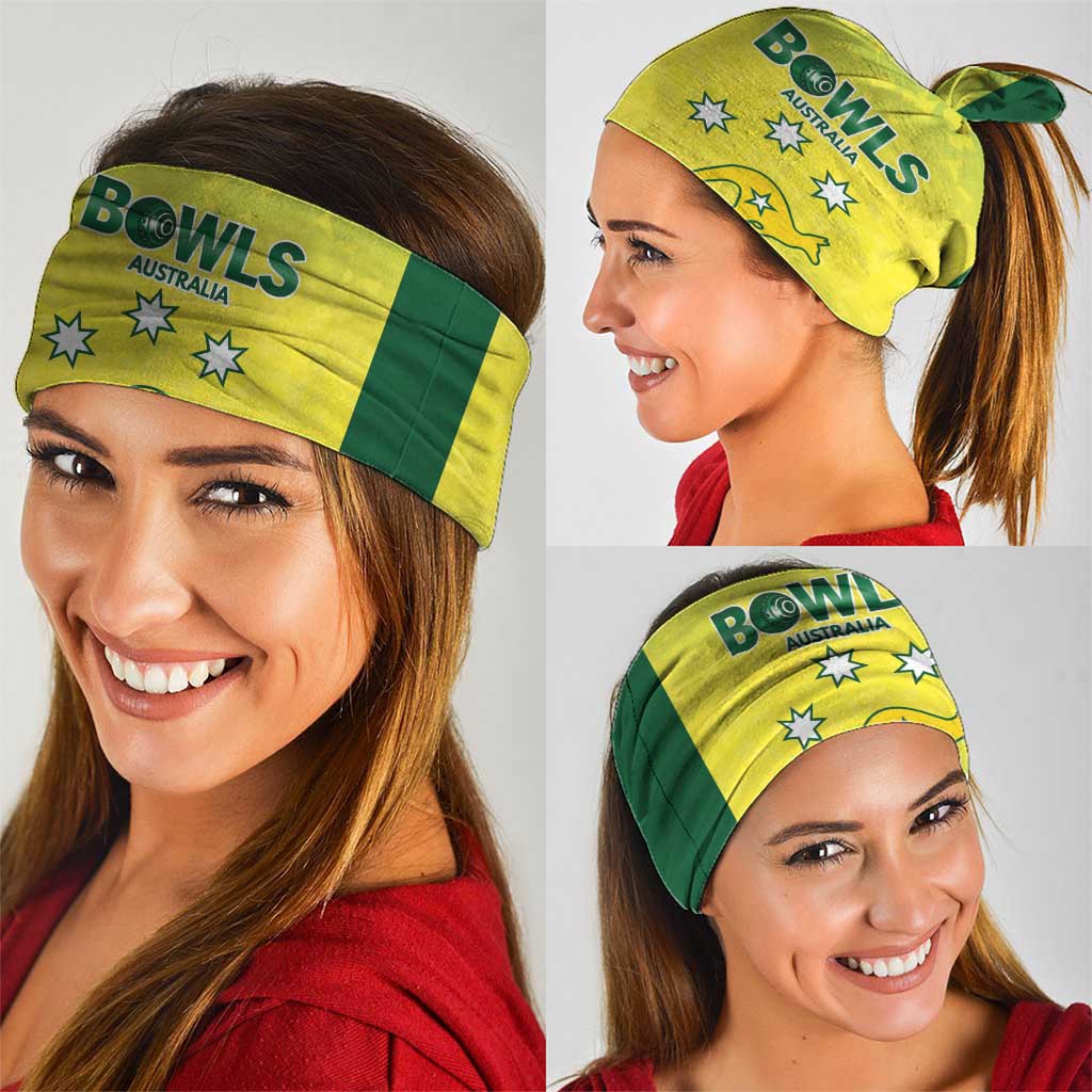 Australian Kangaroo Lawn Bowls Neck Gaiter Aussie Minimalist Style - Aussie Hoodie
