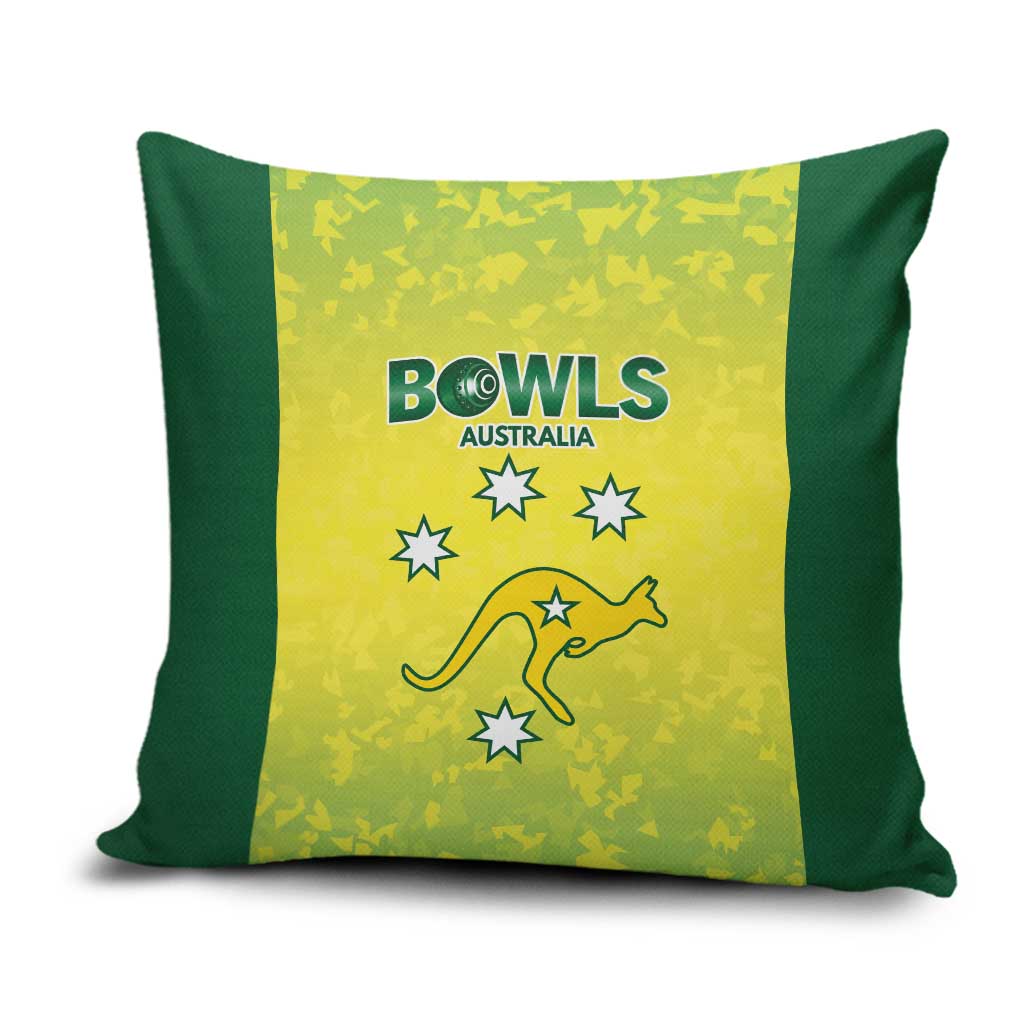 Australian Kangaroo Lawn Bowls Pillow Cover Aussie Minimalist Style - Aussie Hoodie