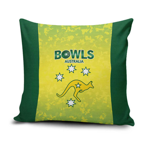 Australian Kangaroo Lawn Bowls Pillow Cover Aussie Minimalist Style - Aussie Hoodie