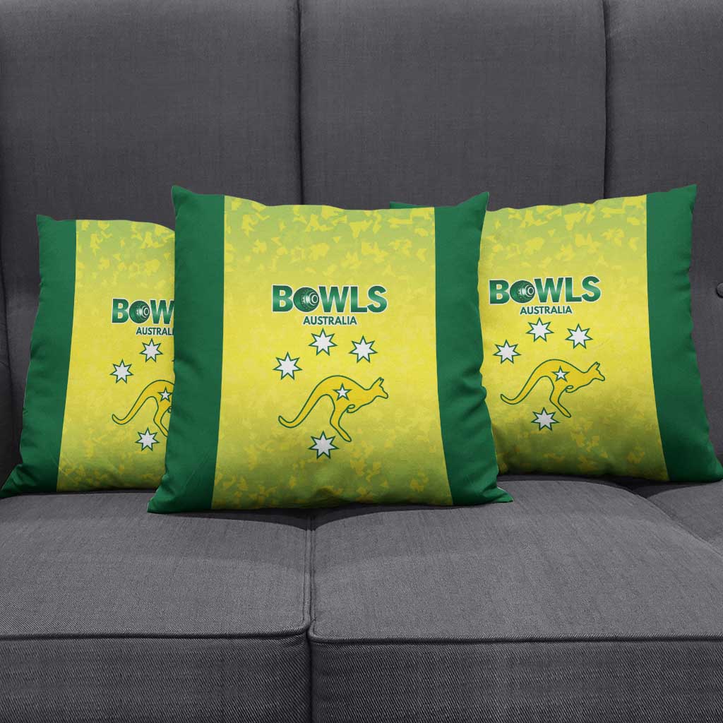Australian Kangaroo Lawn Bowls Pillow Cover Aussie Minimalist Style - Aussie Hoodie