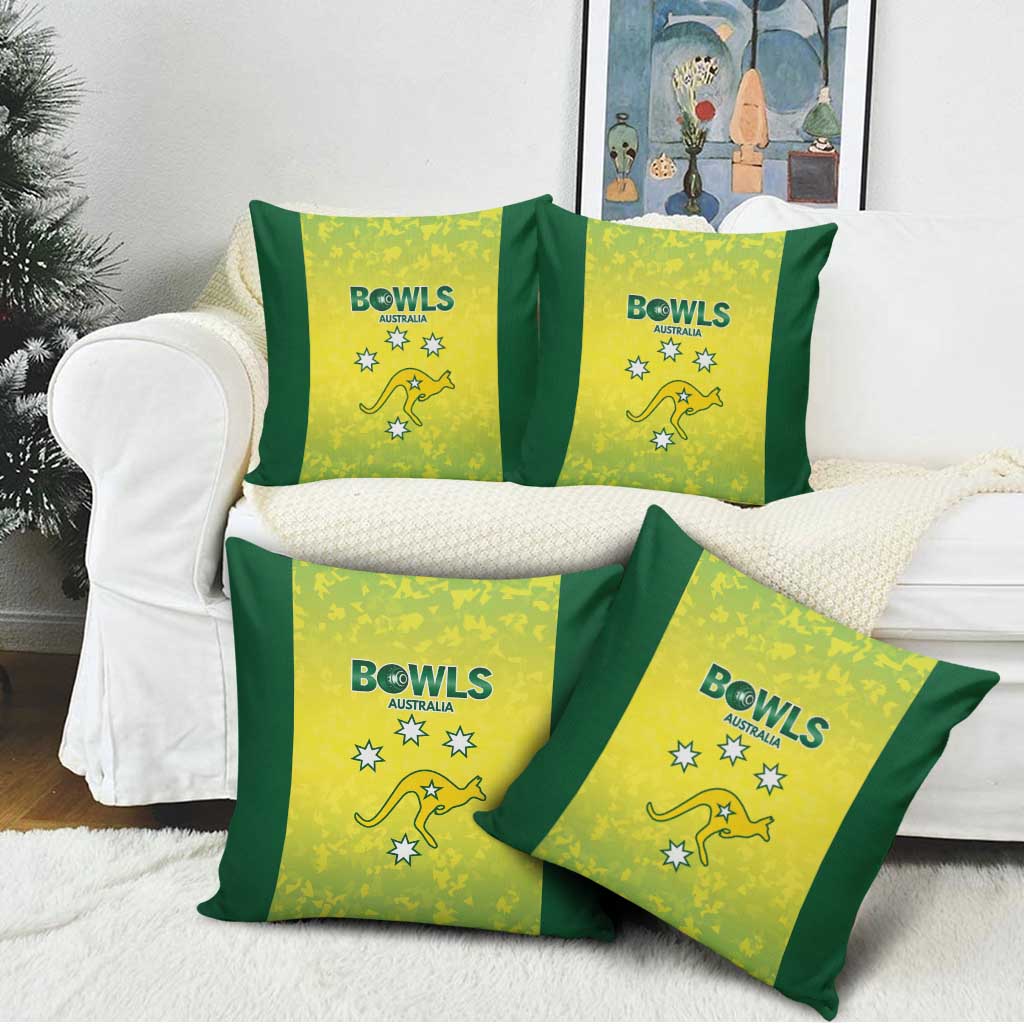 Australian Kangaroo Lawn Bowls Pillow Cover Aussie Minimalist Style - Aussie Hoodie
