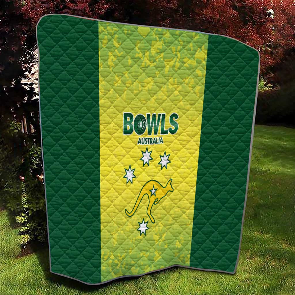 Australian Kangaroo Lawn Bowls Quilt Aussie Minimalist Style - Aussie Hoodie