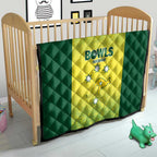 Australian Kangaroo Lawn Bowls Quilt Aussie Minimalist Style - Aussie Hoodie