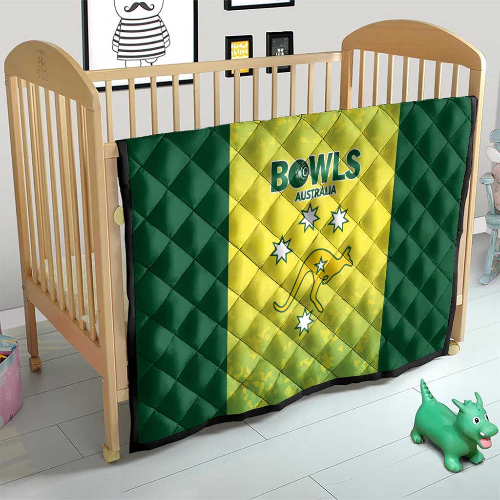 Australian Kangaroo Lawn Bowls Quilt Aussie Minimalist Style - Aussie Hoodie