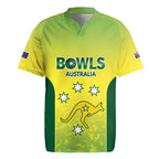 Australian Kangaroo Lawn Bowls Custom Rugby Jersey Aussie Minimalist Style - Aussie Hoodie