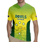 Australian Kangaroo Lawn Bowls Custom Rugby Jersey Aussie Minimalist Style - Aussie Hoodie