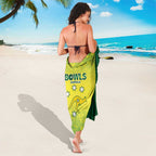 Australian Kangaroo Lawn Bowls Sarong Aussie Minimalist Style - Aussie Hoodie