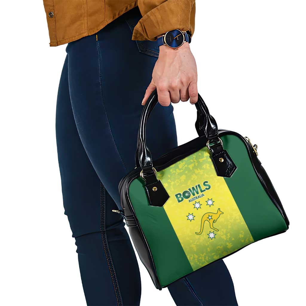 Australian Kangaroo Lawn Bowls Shoulder Handbag Aussie Minimalist Style - Aussie Hoodie