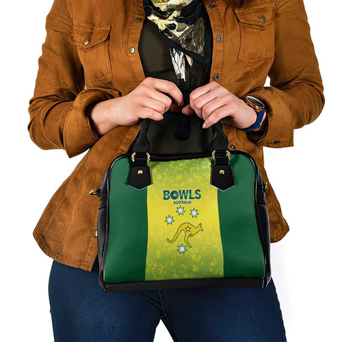 Australian Kangaroo Lawn Bowls Shoulder Handbag Aussie Minimalist Style - Aussie Hoodie