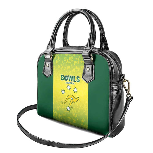 Australian Kangaroo Lawn Bowls Shoulder Handbag Aussie Minimalist Style - Aussie Hoodie