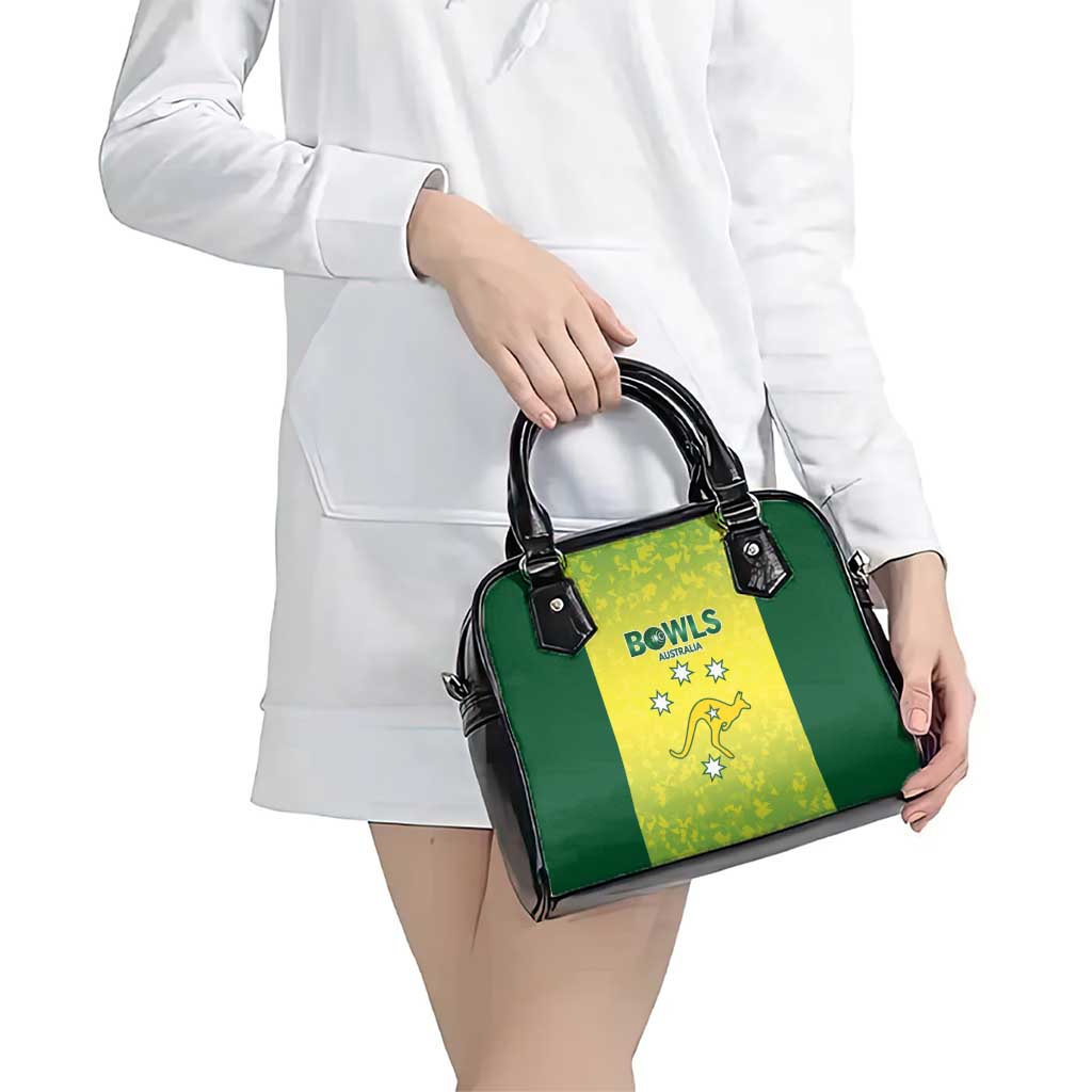 Australian Kangaroo Lawn Bowls Shoulder Handbag Aussie Minimalist Style - Aussie Hoodie