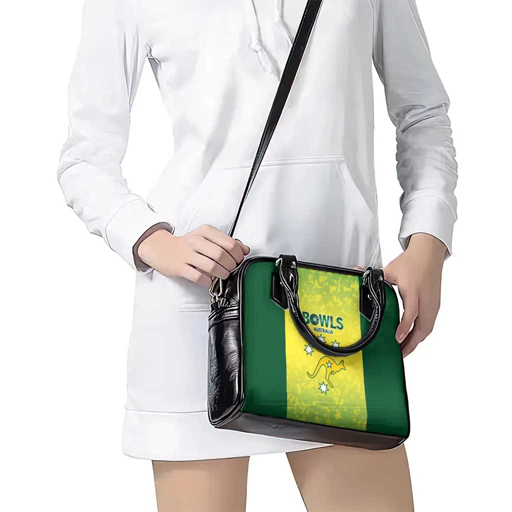 Australian Kangaroo Lawn Bowls Shoulder Handbag Aussie Minimalist Style - Aussie Hoodie