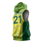 Australian Kangaroo Lawn Bowls Custom Sleeveless Hoodie Aussie Minimalist Style - Aussie Hoodie