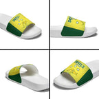 Australian Kangaroo Lawn Bowls Slide Sandals Aussie Minimalist Style - Aussie Hoodie