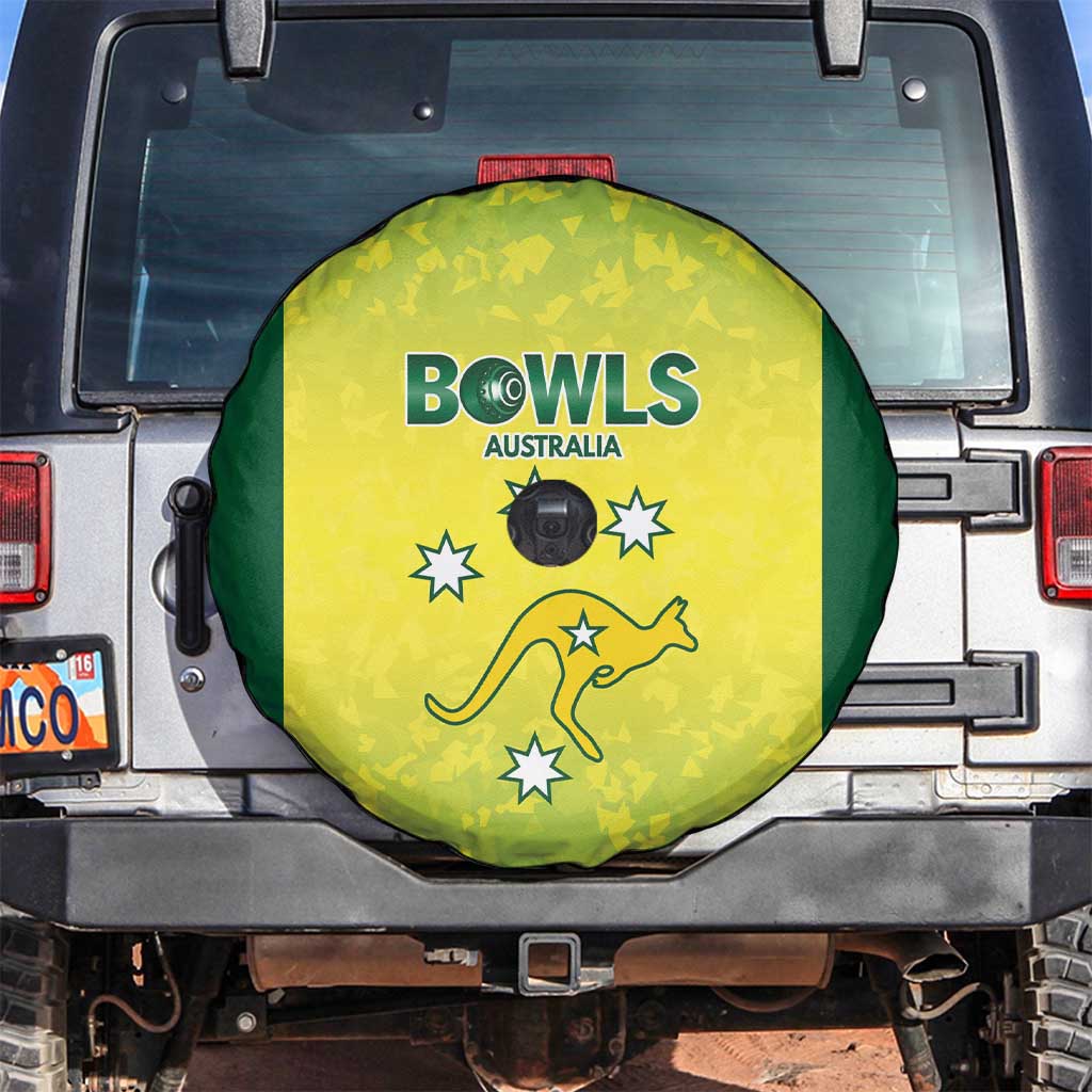 Australian Kangaroo Lawn Bowls Spare Tire Cover Aussie Minimalist Style - Aussie Hoodie