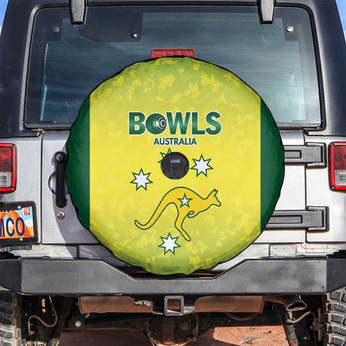 Australian Kangaroo Lawn Bowls Spare Tire Cover Aussie Minimalist Style - Aussie Hoodie