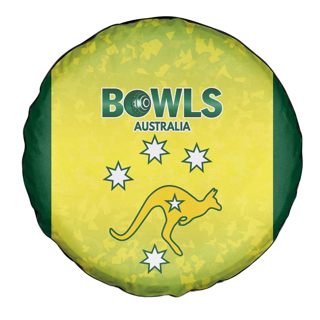 Australian Kangaroo Lawn Bowls Spare Tire Cover Aussie Minimalist Style - Aussie Hoodie