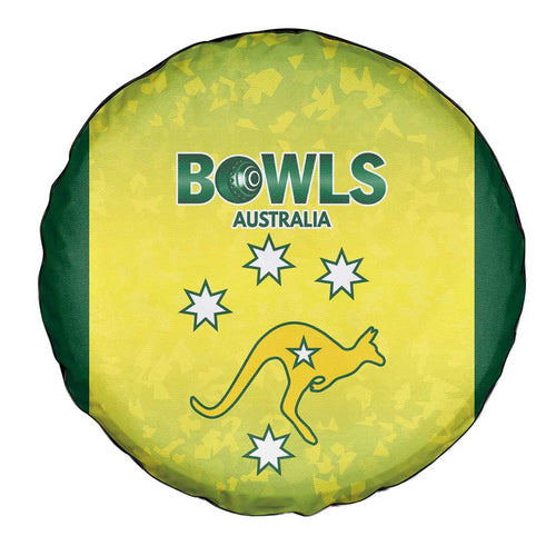 Australian Kangaroo Lawn Bowls Spare Tire Cover Aussie Minimalist Style - Aussie Hoodie