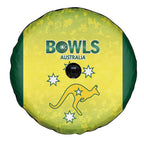 Australian Kangaroo Lawn Bowls Spare Tire Cover Aussie Minimalist Style - Aussie Hoodie
