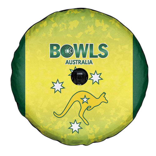 Australian Kangaroo Lawn Bowls Spare Tire Cover Aussie Minimalist Style - Aussie Hoodie