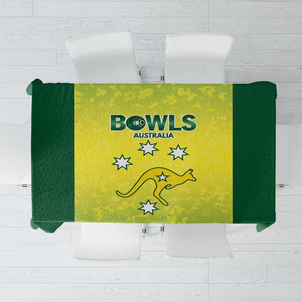 Australian Kangaroo Lawn Bowls Tablecloth Aussie Minimalist Style - Aussie Hoodie