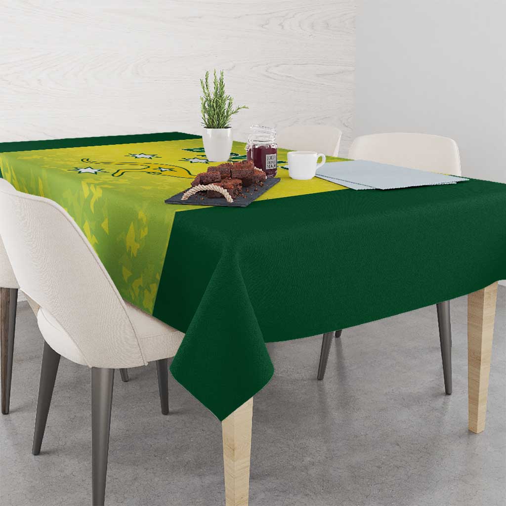 Australian Kangaroo Lawn Bowls Tablecloth Aussie Minimalist Style - Aussie Hoodie