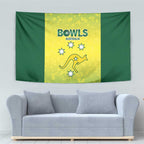 Australian Kangaroo Lawn Bowls Tapestry Aussie Minimalist Style - Aussie Hoodie