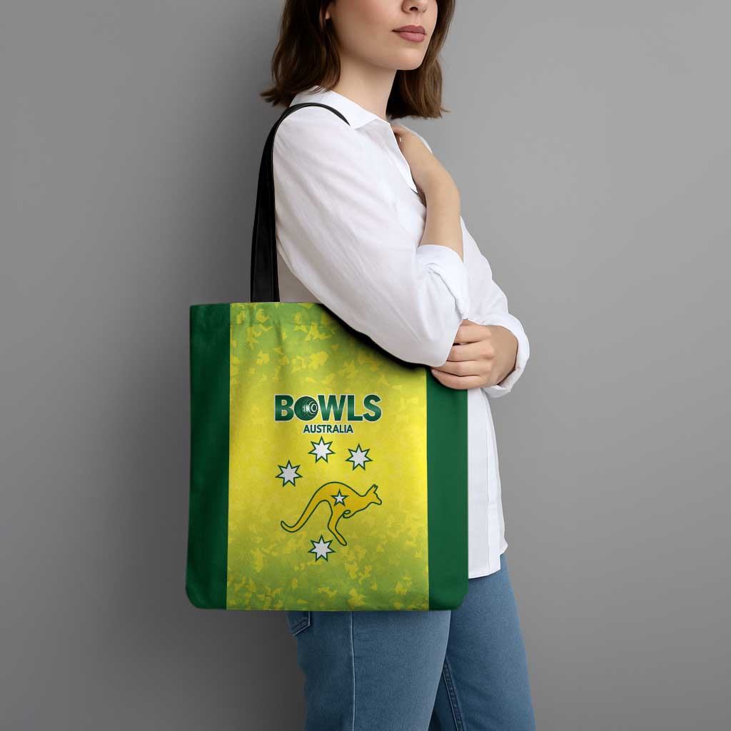 Australian Kangaroo Lawn Bowls Tote Bag Aussie Minimalist Style - Aussie Hoodie