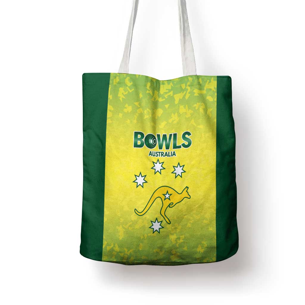 Australian Kangaroo Lawn Bowls Tote Bag Aussie Minimalist Style - Aussie Hoodie