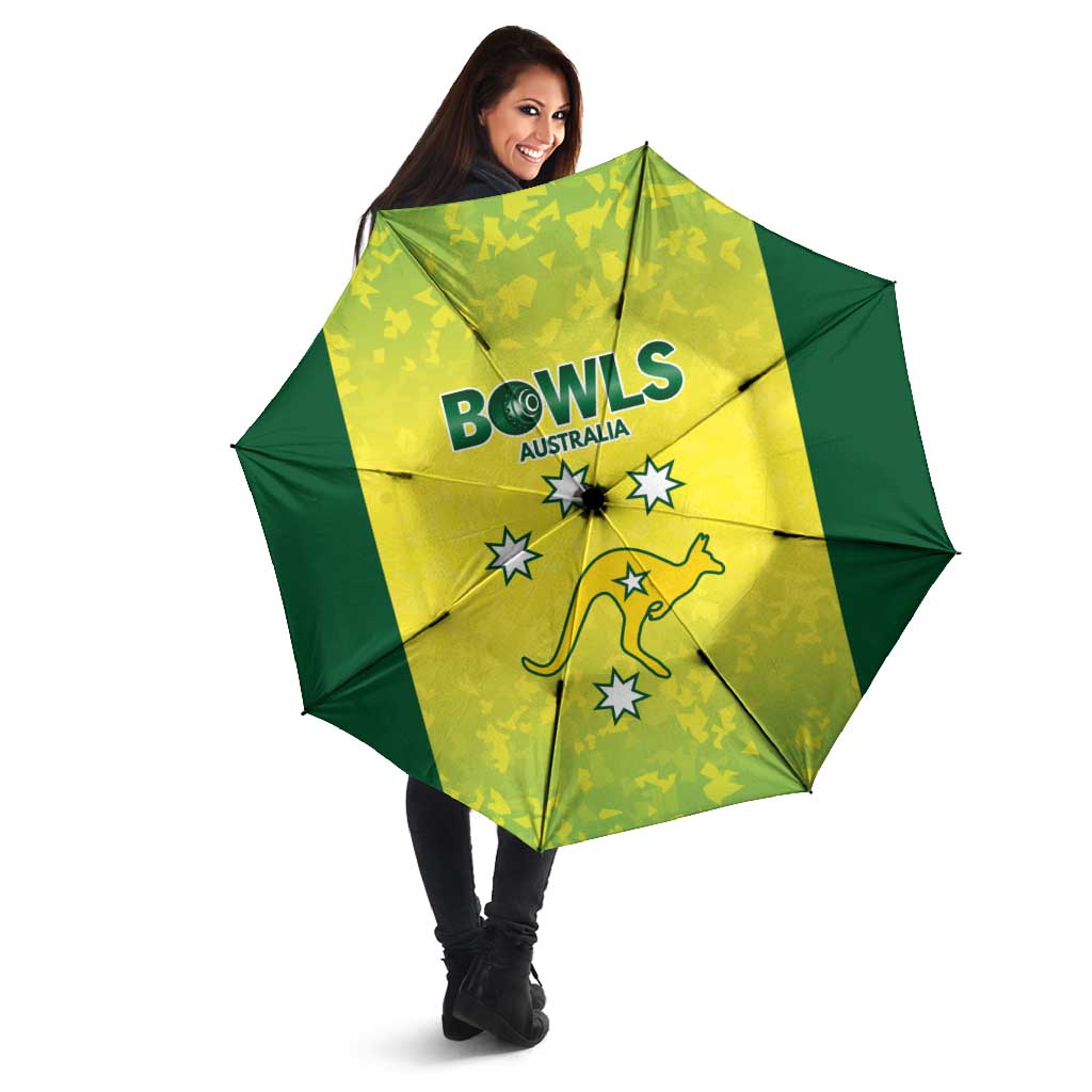 Australian Kangaroo Lawn Bowls Umbrella Aussie Minimalist Style - Aussie Hoodie