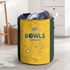 Australian Lawn Bowls Laundry Basket Aussie Minimalist Style - Aussie Hoodie