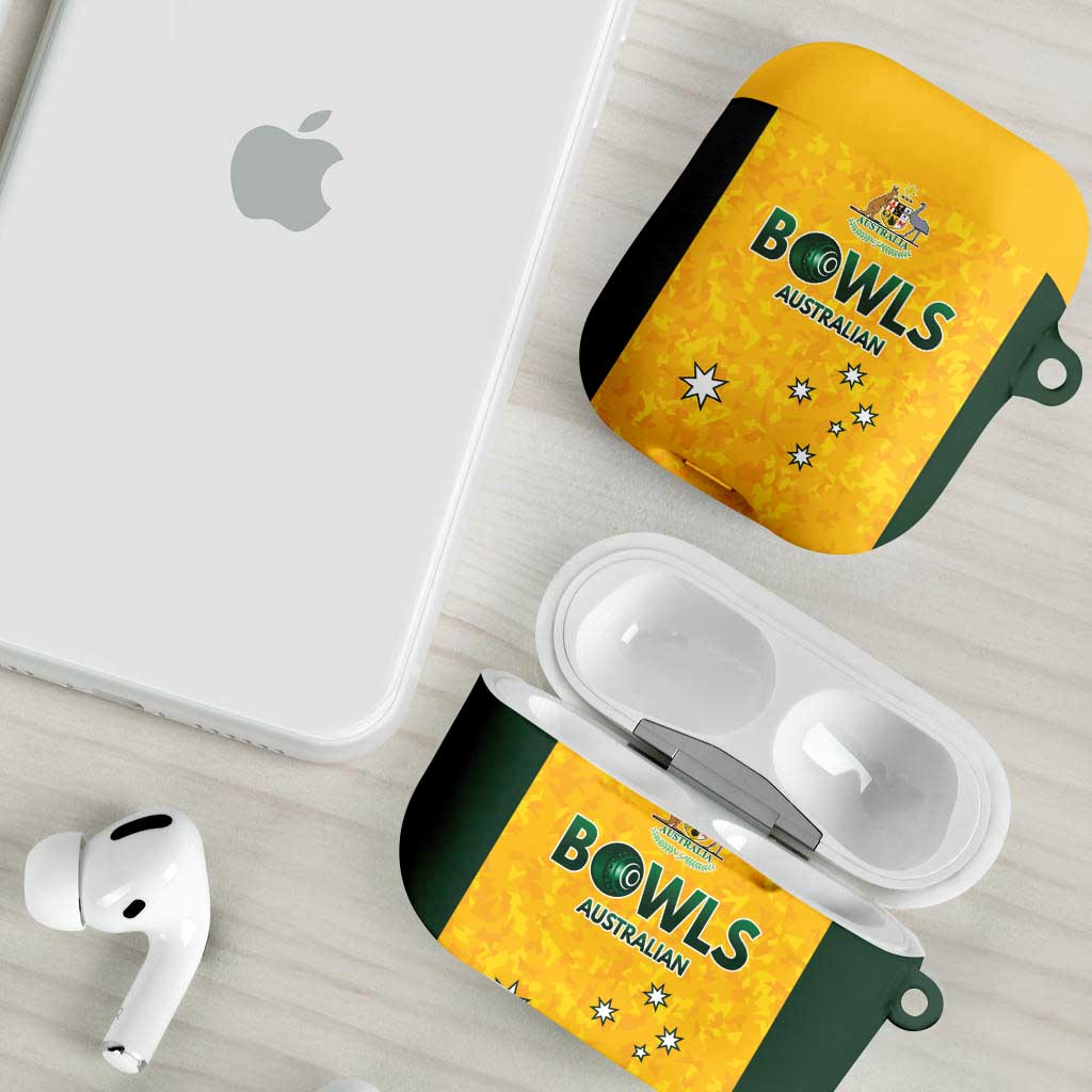 Australian Lawn Bowls AirPods Case Aussie Minimalist Style - Aussie Hoodie