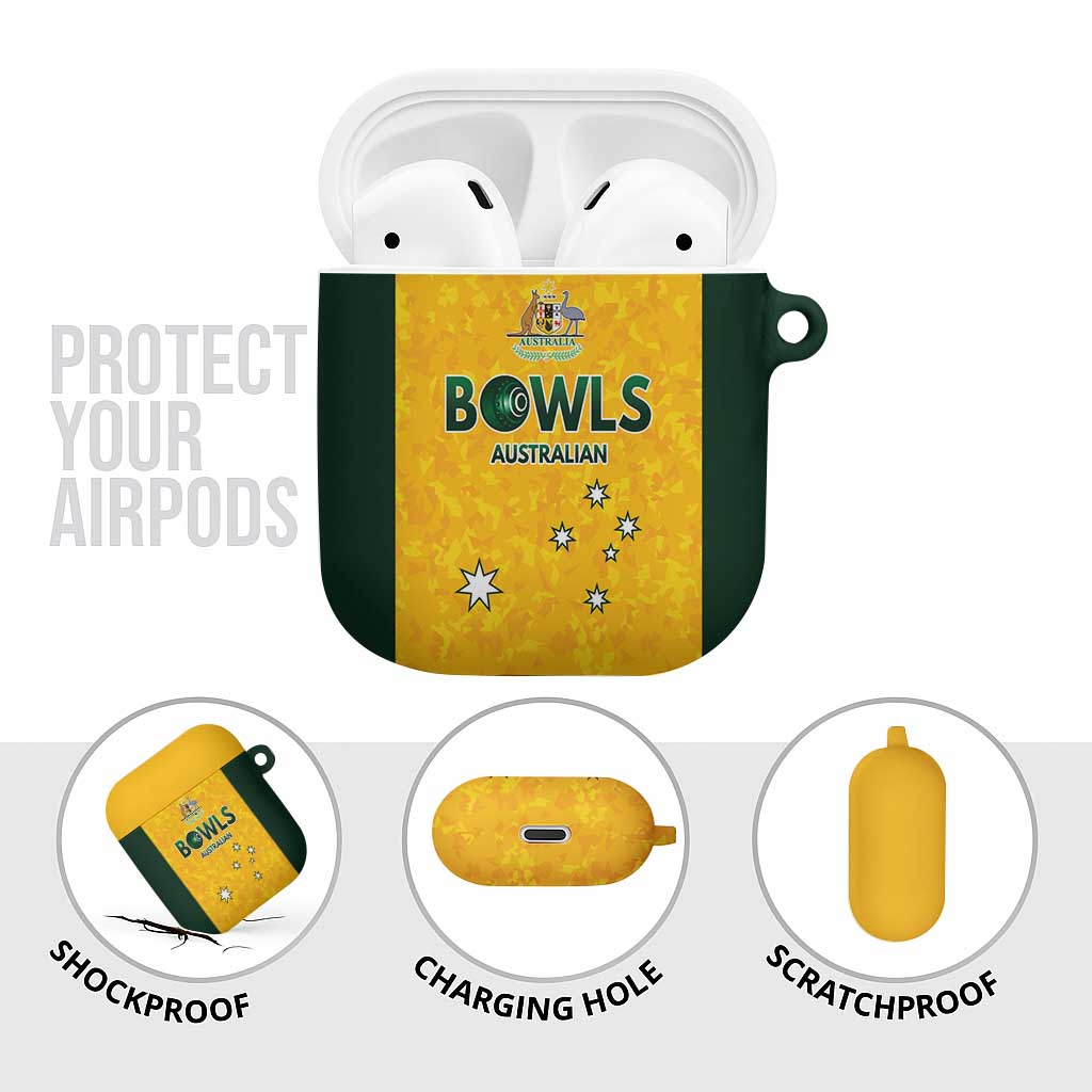 Australian Lawn Bowls AirPods Case Aussie Minimalist Style - Aussie Hoodie